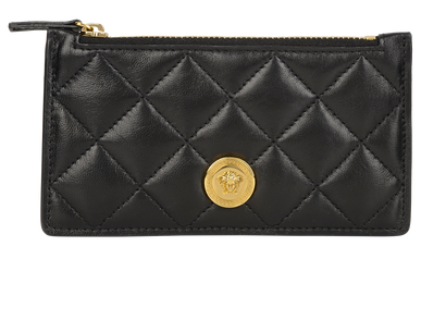 Versace Quilted Cardholder, front view